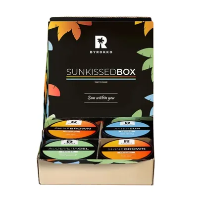 Immagine prodotto di Set abbronzante Byrokko con 2x Shine Brown e aloe - cura naturale