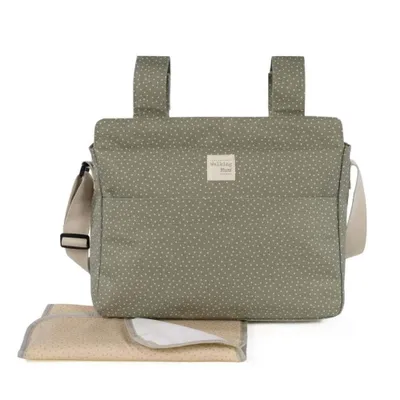 Produktbild von Walking Mum Changing Bag Polka Dot Poppy Moss, 330 mm, 380 mm, 130 mm, 560 g, 560 g, 130 mm