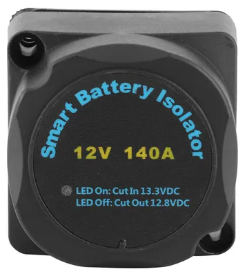 Image de Séparateur de batterie double 12 V, 140 A, relais intelligent à seuil de coupure variable (VSR) B0401-00101, compatible avec les quads, les UTV, les bateaux et les camping-cars