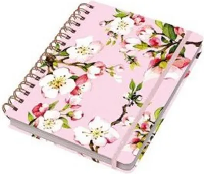 Immagine prodotto di Raccoglitore ad anelli con copertina rigida rosa fiori di ciliegio