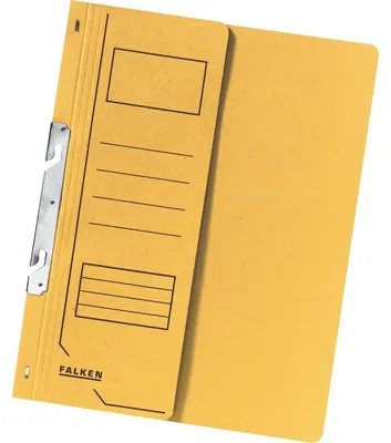 Produktbild von Einhakhefter A4 1/2 Vorderdeckel gelb