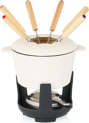Produktbild von Fondue-Set aus Edelstahl - Gussfondue