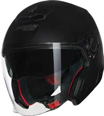 Image de Nolan N40-5 06 Classico N-Com Jethelm, schwarz matt, M (58)