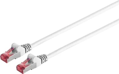 Produktbild von Patchkabel cat6A S/FTP PIMF Halogenfrei weiß 3m