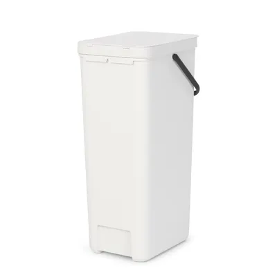 Produktbild von Brabantia SORT & GO RECYCLE BIN, 40 l, Rechteckig, Weiß, 267 mm, 341 mm, 620 mm