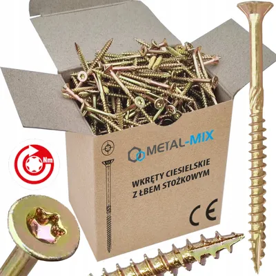 Produktbild von Arvex Konstruktionsschrauben 3x16mm Torx für Holz verzinkt 1000 Stück