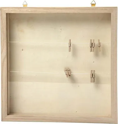 Obrázek produktu pro Creativ Company 57453, Čtverec, Dřevo, Dřevo, Jednobarevný, 230 x 230 mm, 35 mm