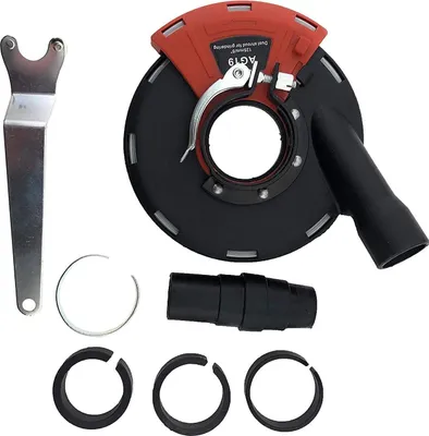 Immagine prodotto di PRODIAMANT Cappuccio aspirante per mole diamantate da 125 mm per smerigliatrici angolari (anche