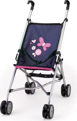Immagine prodotto di Passeggino per bambole, blu/rosa