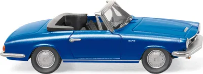 Produktbild von Wiking PKW Glas 1700 GT Cabrio blau