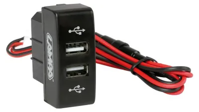 Produktbild von LAMPA Handy-Ladegerät fürs Auto Auto Ladegerät 97965 passend für MERCEDES-BENZ ACTROS MP2 / MP3