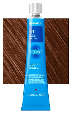 Produktbild von Goldwell Colorance 7N Mittelblond 60 ml, Dunkelblond, 7N, Mid Blonde, Unisex, 60 ml, Alle Haare
