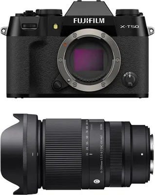 Image de FUJIFILM X-T50 Noir + SIGMA 16-300mm f/3.5-6.7 DC OS Contemporary
