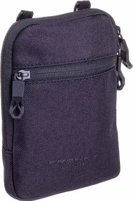 Produktbild von Franky GT13 Hüfttasche. Gürteltasche im Hochformat, Uni Schwarz