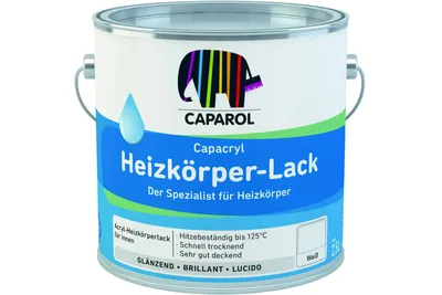 Produktbild von Caparol Capacryl Heizkörper-Lack, weiß, 750 ml