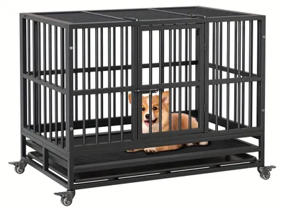 Immagine prodotto di Gabbia per cani - Trasportino per cani - Cuccia per cani - Gabbia - Trasportino - Alluminio - Doppia porta