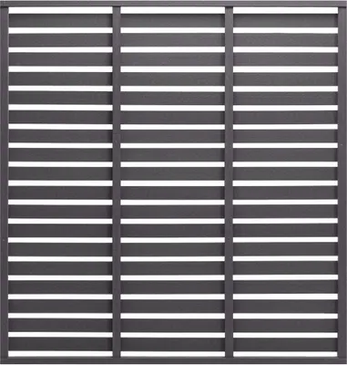 Image de Panneau de clôture WPC 180x180 cm Gris