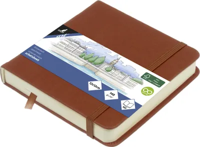 Obrázok produktu pre kangaro K-861207 kangaro skicár, 80 listov, 120 x 120 mm, koňaková