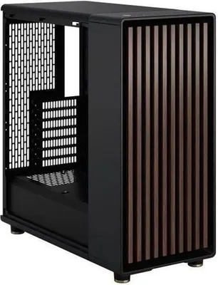 Image de Boîtier PC, Fractal Design North Charcoal Black, ATX, Bois, Alliage, FD-C-NOR1C-01