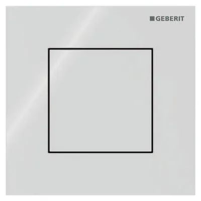 Immagine prodotto di Geberit type 40, commande pour urinoir, avec déclenchement pneumatique du rinçage, plaques de déclenchement, Square, verre, 116.217.SI.1, 116.217.SI.1