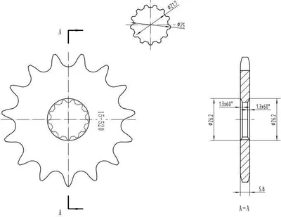 Image de Kit de chaîne X-Ring renforcé pour Kawasaki KLE650 Versys (modèles City et Tourer) de 2007 à 2012, "15 par 46"