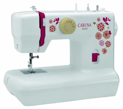 Nähmaschine Junior, 6 Stichprogramme, LED-Licht, weiß