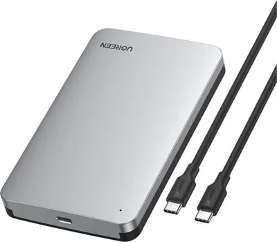 Produktbild von Ugreen 70499, HDD / SSD-Gehäuse, 2.5/3.5", Serial ATA III, 6 Gbit/s, USB Anschluss, Grau