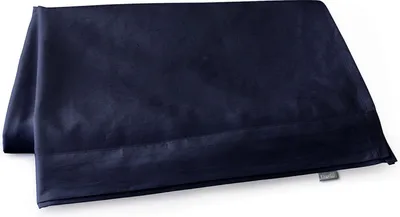 Produktbild von Eleganzzz Bettlaken Perkal-Baumwolle – Blau – 150x250 – kühl & glatt – ohne Gummizug