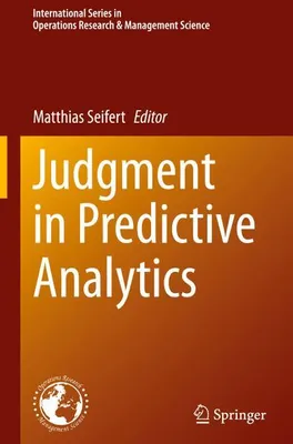 Obrázek produktu pro Judgment in Predictive Analytics