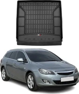 Immagine prodotto di OMAC rivestimento del bagagliaio in gomma per Opel Astra J Sports Tourer 2009-2015 TPE nero