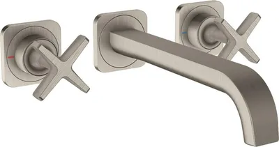 Produktbild von 3-Loch Waschtischarmatur AXOR CITTERIO E DN 15 UP m Ros. f Wd-mon Stain st optic stainless steel optic