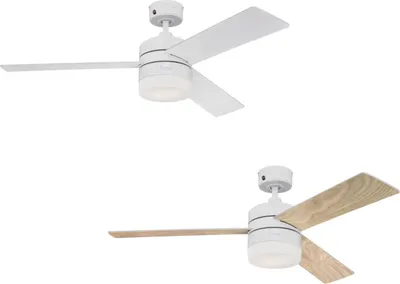 Produktbild von Deckenventilator Alta Vista Weiß 122 cm mit LED Beleuchtung und Fernbedienung