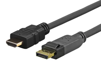 Produktbild von Vivolink PRODPHDMI1, 1 m, DisplayPort, HDMI, Stecker, Stecker, Gerade