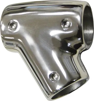 Produktbild von Relingfitting T-Stück 60° Winkel für Rundrohr Ø 25 mm Edelstahl V4A