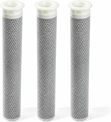 Imagen del producto de Cartuchos de filtro de repuesto ASH138 para filtro de ducha - Compatible con el modelo ASH1516CH - Blanco - Juego de 3