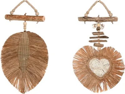 Obrázek produktu pro Dekorativní figurka Home ESPRIT přírodní 26 x 3 x 46 cm (2 ks)