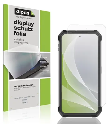 Produktbild von 4x Schutzfolie für 8849 Tank 5 matt Displayschutzfolie Folie Display Schutz dipos