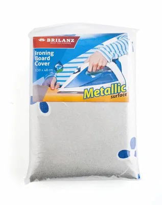 Produktbild von BRILANZ Poťah na žehliacu dosku 130 x 48 cm, metalický