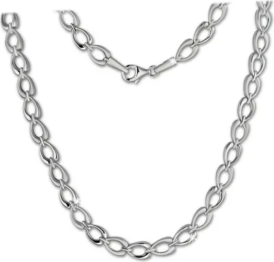 Produktbild von SilberDream 45cm Collier Kette Herz matt Silber Damen Halsschmuck D2SDK446J