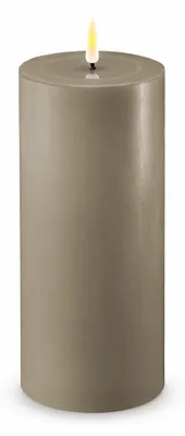 Produktbild von Deluxe HomeArt LED Kerze Sand Stumpenkerze 7,5 x 15 cm