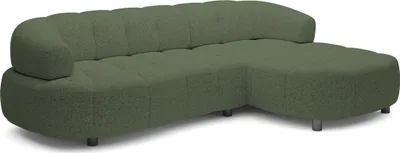 Produktbild von DomoHome ECKSOFA WESPER S - Eckcouch Mit Elektrischer Sitzverstellung, L-förmig, Freistehend, Relaxfunktion, Avangarde Collection, 183x284x79 cm Rechte Seite Grün