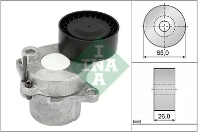 Produktbild von INA 534 0444 10 Spannarm Keilrippenriemen Ø65mm passend für MERCEDES-BENZ SPRINTER 3,5-t Kasten (906) VIANO (W639) VITO Bus (W639) VITO / MIXTO Kasten