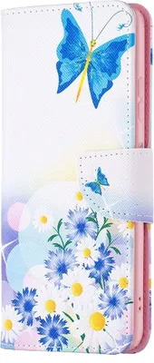 Produktbild von König Design Hülle kompatibel mit Nokia G21 / G11 Kunstleder Handyhülle - Handy Case Schmetterlingsliebe