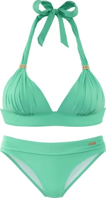 Produktbild von LASCANA Triangel-Bikini Toni smaragdgrün Größe 40 Cup B