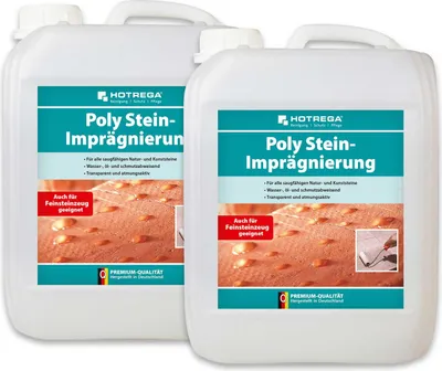 Produktbild von HOTREGA Poly Stein Imprägnierung Steinimprägnierung Imprägniermittel für Natur- & Kunststein 5L