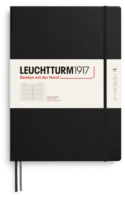 Produktbild von LEUCHTTURM1917 327150 Notizbuch Master (A4+), 233 Seiten, liniert schwarz