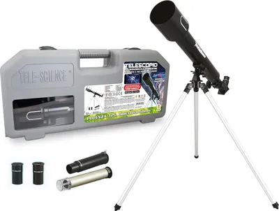 Produktbild von Astronomisches Teleskop für Kinder mit Koffer - 375/50 mm