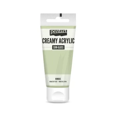 Produktbild von Cremefarbene Acrylfarbe, halbmatt, PENTART, 60 ml, hellgrün