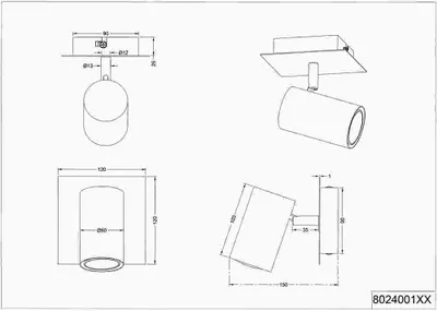 Image de Trio 802400107 Gu10