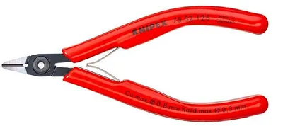 Zdjęcie produktu dla Knipex 75 52 125, Szczypce tnące ukośne, 1,05 cm, 1,4 cm, 6,5 mm, 0,8 mm, Stal